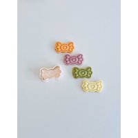 Liebe Süßigkeit-Ausstechform | Halloween Candy Cookie Cutter Stempel-Set Herz Süßes Oder Saures Fondant Formen 3D Gedruckt von BonBunnyBake