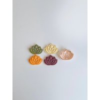 Lotus Blume Cookie Cutter - Frühling Blumen Stempel Set | Boho Fondant Formen 3D Gedruckt von BonBunnyBake