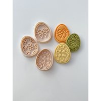 Osterei-Ausstechform | Boho Blumen, Knoten Und Stern-Ausstecher-Stempel-Set 3D Gedruckt von BonBunnyBake