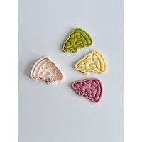 Pizza-Ausstechform Food Cookie Cutter Stempel-Set | Schmelz Käse Pizza Stück Ausstechform 3D Gedruckt von BonBunnyBake