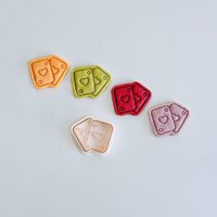 Poker Card Cookie Cutter | Valentinstag-Ausstechform Stempel-Set Liebe Fondant Formen 3D Gedruckt von BonBunnyBake