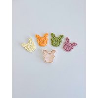 Rentier-Ausstechform | Cookie Cutter Stempel Set Weihnachten Rentier Tier Reh Fondant Formen 3D Gedruckt von BonBunnyBake