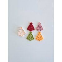 Weihnachtsbaum-Ausstechform Liebe Herz Kiefer Baum Cookie Cutter Stempel Set | Weihnachtsbaum Fondant Formen 3D Gedruckt von BonBunnyBake