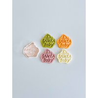 Weihnachtsmann Baby-Ausstechform Weihnachts-Ausstechform Stempel-Set | Baby Text Fondant Formen 3D Gedruckt Weihnachtsmann Baby-Ausstechform Weihnachts-Ausstechform Stempel-Set | Baby Text Fondant Formen 3D Gedruckt von BonBunnyBake