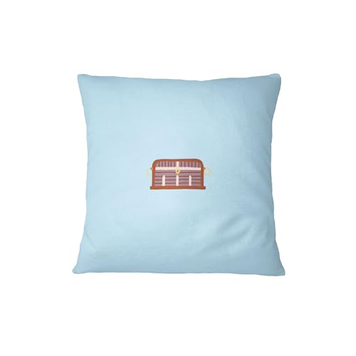 Bona Basics, Dekorative Kissenhülle, Dekorative Kissenhülle, Heimdekoration, für Sofa, Cafeteria,Größe:45X45cm, Farbe:Hellblau von Bona Basics