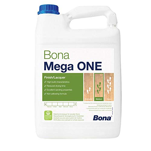 Bona Mega One Seiden-matte 1 l Holzbodenlack Lack Holzlack vergilbt nicht. von Bona