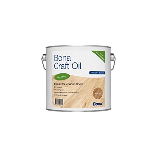 Bona Craft Oil PURE 1 Liter, Fußbodenöl, Parkettöl, neutral von Bona