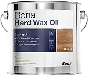 Bona Hard Wachs Öl 2,5 L semigloss und matt fertig Ölgemälde für schutz über parkett möbel etc. - Semigloss von Bona