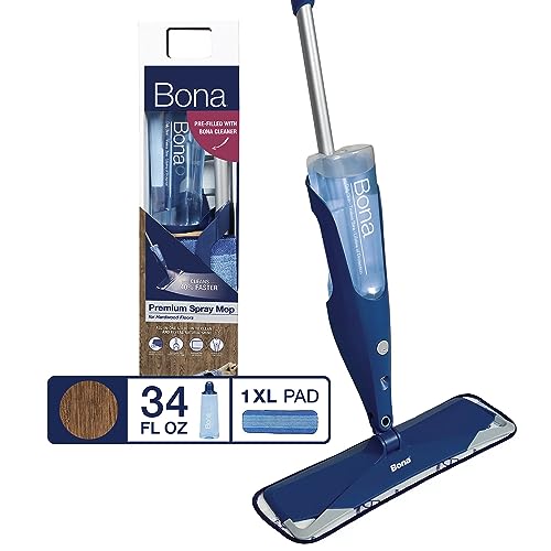 Bona Hardwood Floor Premium-Sprühmopp, blau, Spray Mop von Bona