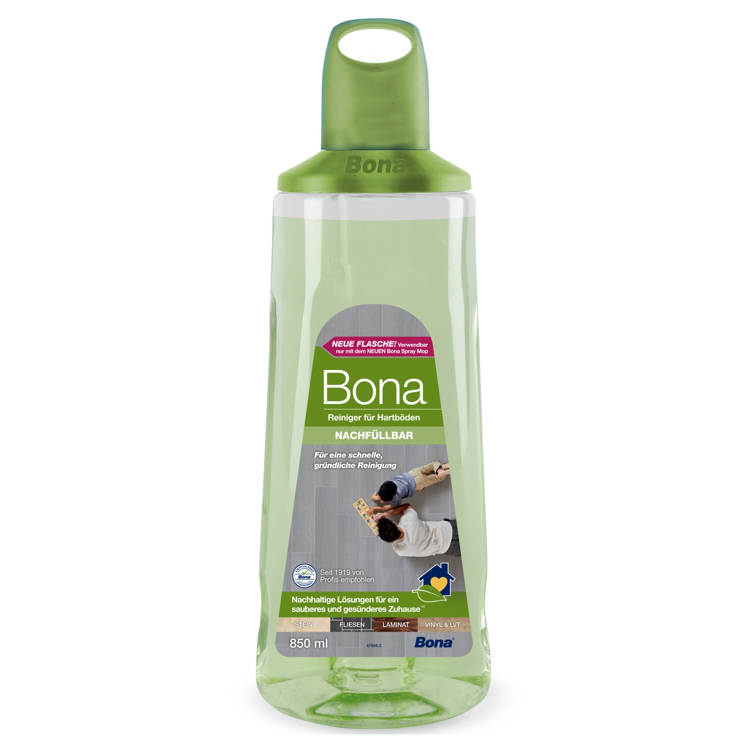 Bona Stein-, Fliesen- und Laminatreiniger Kartusche 850 ml von Bona