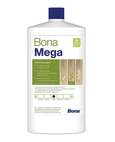 Bona Mega silkmatt für Holzböden 1 L wt133313012 von Bona