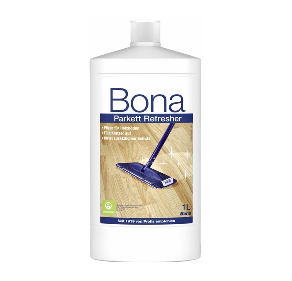 Bona Parkett Refresher (1 Liter) Holzpflegemilch, Frei von Wachs von Bona