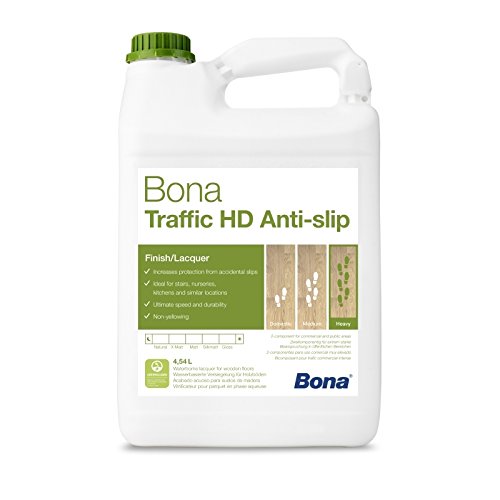 Bona Traffic HD Antislip Parkettlack - 4,95 Liter - R 9 Versiegelung, 2 K Parkettlack von Bona