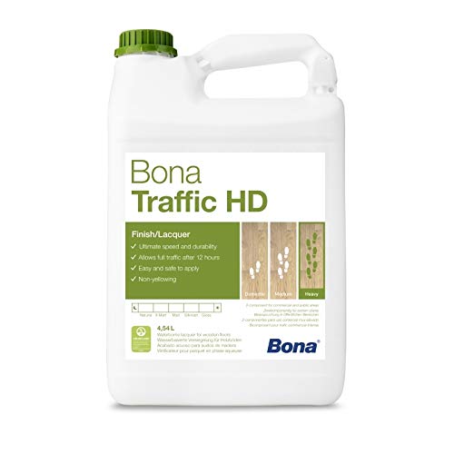 Bona Traffic HD Parkettlack - halbmatt - 4,95 Liter - Versiegelung, 2 K Parkettlack von Bona