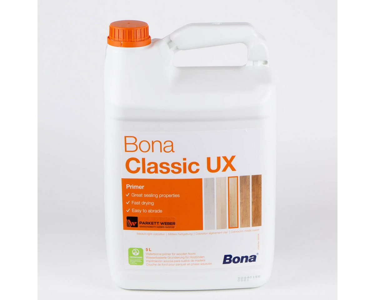 Bona Treppen- und Parkettlack Bona Classic UX Grundierung für Parkettlack 5 Liter Bona Treppen- und Parkettlack Bona Classic UX Grundierung für Parkettlack 5 Liter von Bona