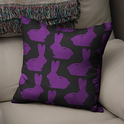 Le Jardin du Lin Kissen Zierkissenbezug Kissenbezug, Lila & Schwarz Dekoration, Für Zuhause Autos Büro Sofa Wohnzimmer Couch Schlafzimmer Dekor, 43x43 Cm - Entworfen und hergestellt in der Türkei Le Jardin du Lin Kissen Zierkissenbezug Kissenbezug, Lila & Schwarz Dekoration, Für Zuhause Autos Büro Sofa Wohnzimmer Couch Schlafzimmer Dekor, 43x43 Cm - Entworfen und hergestellt in der Türkei von Bonamaison
