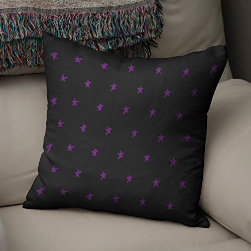 Le Jardin du Lin Kissen Zierkissenbezug Kissenbezug, Lila & Schwarz Dekoration, Für Zuhause Autos Büro Sofa Wohnzimmer Couch Schlafzimmer Dekor, 50x50 Cm - Entworfen und hergestellt in der Türkei Le Jardin du Lin Kissen Zierkissenbezug Kissenbezug, Lila & Schwarz Dekoration, Für Zuhause Autos Büro Sofa Wohnzimmer Couch Schlafzimmer Dekor, 50x50 Cm - Entworfen und hergestellt in der Türkei von Bonamaison