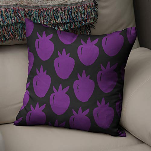 Le Jardin du Lin Kissen Zierkissenbezug Kissenbezug, Lila & Schwarz Dekoration, Für Zuhause Autos Büro Sofa Wohnzimmer Couch Schlafzimmer Dekor, 50x50 Cm - Entworfen und hergestellt in der Türkei Le Jardin du Lin Kissen Zierkissenbezug Kissenbezug, Lila & Schwarz Dekoration, Für Zuhause Autos Büro Sofa Wohnzimmer Couch Schlafzimmer Dekor, 50x50 Cm - Entworfen und hergestellt in der Türkei von Le Jardin du Lin