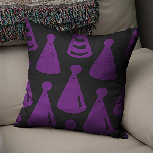 Le Jardin du Lin Kissen Zierkissenbezug Kissenbezug, Lila & Schwarz Dekoration, Weich Bequem, Für Zuhause Autos Büro Sofa Wohnzimmer Couch Schlafzimmer Dekor, 43x43 Cm - Hergestellt in der Türkei Le Jardin du Lin Kissen Zierkissenbezug Kissenbezug, Lila & Schwarz Dekoration, Weich Bequem, Für Zuhause Autos Büro Sofa Wohnzimmer Couch Schlafzimmer Dekor, 43x43 Cm - Hergestellt in der Türkei von Bonamaison