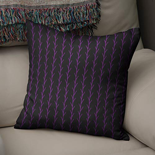 Le Jardin du Lin Kissen Zierkissenbezug Kissenbezug, Lila & Schwarz Dekoration, Weich Bequem, Für Zuhause Autos Büro Sofa Wohnzimmer Couch Schlafzimmer Dekor, 43x43 Cm - Hergestellt in der Türkei Le Jardin du Lin Kissen Zierkissenbezug Kissenbezug, Lila & Schwarz Dekoration, Weich Bequem, Für Zuhause Autos Büro Sofa Wohnzimmer Couch Schlafzimmer Dekor, 43x43 Cm - Hergestellt in der Türkei von Bonamaison