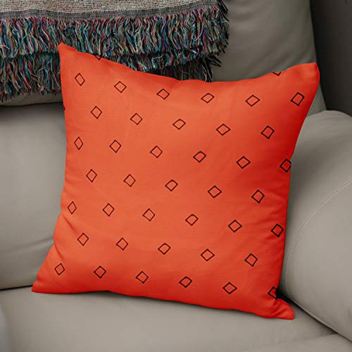 BonaMaison Kissen Zierkissenbezug Kissenbezug, Orange & Bordeaux Dekoration, Für Zuhause Autos Büro Sofa Wohnzimmer Couch Schlafzimmer Dekor, 50x50 cm - Entworfen und hergestellt in der Türkei von Bonamaison