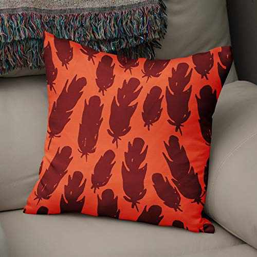 Le Jardin du Lin Kissen Zierkissenbezug Kissenbezug, Orange & Bordeaux Dekoration, Für Zuhause Autos Büro Sofa Wohnzimmer Couch Schlafzimmer Dekor, 50x50 Cm - Entworfen und hergestellt in der Türkei Le Jardin du Lin Kissen Zierkissenbezug Kissenbezug, Orange & Bordeaux Dekoration, Für Zuhause Autos Büro Sofa Wohnzimmer Couch Schlafzimmer Dekor, 50x50 Cm - Entworfen und hergestellt in der Türkei von Bonamaison