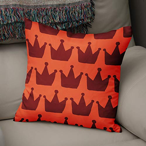 BonaMaison Kissen Zierkissenbezug Kissenbezug, Orange & Bordeaux Dekoration, Für Zuhause Autos Büro Sofa Wohnzimmer Couch Schlafzimmer Dekor, 50x50 cm - Entworfen und hergestellt in der Türkei von Bonamaison