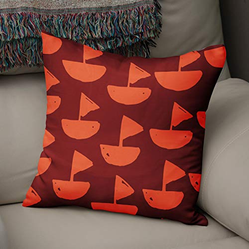 Le Jardin du Lin Kissen Zierkissenbezug Kissenbezug, Orange & Bordeaux Dekoration, Für Zuhause Autos Büro Sofa Wohnzimmer Couch Schlafzimmer Dekor, 50x50 Cm - Entworfen und hergestellt in der Türkei Le Jardin du Lin Kissen Zierkissenbezug Kissenbezug, Orange & Bordeaux Dekoration, Für Zuhause Autos Büro Sofa Wohnzimmer Couch Schlafzimmer Dekor, 50x50 Cm - Entworfen und hergestellt in der Türkei von Bonamaison