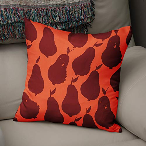Le Jardin du Lin Kissen Zierkissenbezug Kissenbezug, Orange & Bordeaux Dekoration, Weich Bequem, Für Zuhause Autos Büro Sofa Wohnzimmer Couch Schlafzimmer Dekor, 43x43 Cm - Hergestellt in der Türkei Le Jardin du Lin Kissen Zierkissenbezug Kissenbezug, Orange & Bordeaux Dekoration, Weich Bequem, Für Zuhause Autos Büro Sofa Wohnzimmer Couch Schlafzimmer Dekor, 43x43 Cm - Hergestellt in der Türkei von Bonamaison