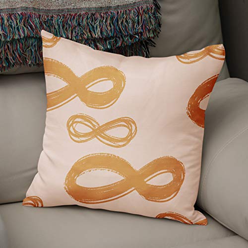 Le Jardin du Lin Kissen Zierkissenbezug Kissenbezug, Orange & Off White Dekoration, Weich Bequem, Für Zuhause Autos Büro Sofa Wohnzimmer Couch Schlafzimmer Dekor, 43x43 Cm - Hergestellt in der Türkei Le Jardin du Lin Kissen Zierkissenbezug Kissenbezug, Orange & Off White Dekoration, Weich Bequem, Für Zuhause Autos Büro Sofa Wohnzimmer Couch Schlafzimmer Dekor, 43x43 Cm - Hergestellt in der Türkei von Bonamaison