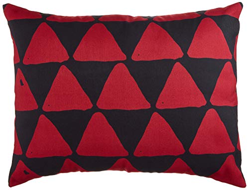 BonaMaison Kissenbezug Zierkissenbezug Rot-Schwarz Kissenbezug, Für Bett, Auto, Sofa, Haus, Wohnzimmer, Schlafzimmer, Dekoration, 45x60 cm - Entworfen und hergestellt in der Türkei von Bonamaison