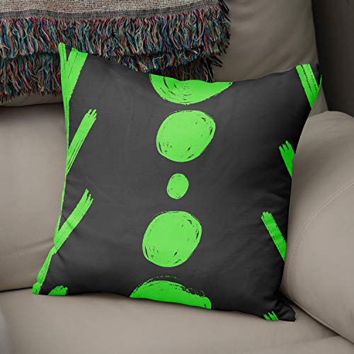 Le Jardin du Lin Kissen Zierkissenbezug Kissenbezug, Neongrün & Rauch Dekoration, Für Zuhause Autos Büro Sofa Wohnzimmer Couch Schlafzimmer Dekor, 50x50 Cm - Entworfen und hergestellt in der Türkei Le Jardin du Lin Kissen Zierkissenbezug Kissenbezug, Neongrün & Rauch Dekoration, Für Zuhause Autos Büro Sofa Wohnzimmer Couch Schlafzimmer Dekor, 50x50 Cm - Entworfen und hergestellt in der Türkei von Bonamaison