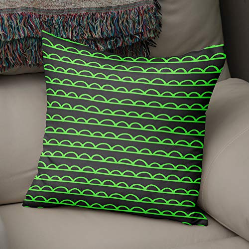 Le Jardin du Lin Kissen Zierkissenbezug Kissenbezug, Neongrün & Rauch Dekoration, Für Zuhause Autos Büro Sofa Wohnzimmer Couch Schlafzimmer Dekor, 50x50 Cm - Entworfen und hergestellt in der Türkei Le Jardin du Lin Kissen Zierkissenbezug Kissenbezug, Neongrün & Rauch Dekoration, Für Zuhause Autos Büro Sofa Wohnzimmer Couch Schlafzimmer Dekor, 50x50 Cm - Entworfen und hergestellt in der Türkei von Bonamaison