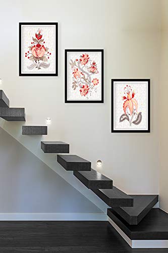 Le Jardin du Lin dekorativ 100% Mdf Malerei für Startseite,Gemälde für Wohnzimmer, Kunstdruck für Küche, Gerahmte Bilder für Schlafzimmer 34X44 Cm, 3 Stück - Hergestellt in der Türkei von Le Jardin du Lin