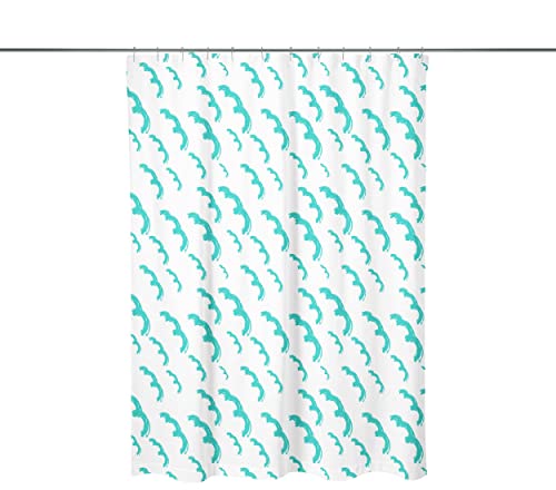 Le Jardin du Lin Digital Gedruckter Duschvorhang, Badewannenvorhang, Duschvorhangringe Enthalten, Größe: 140x200 cm - Entworfen und Hergestellt in der Türkei von Le Jardin du Lin