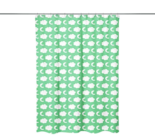 Le Jardin du Lin Digital Gedruckter Duschvorhang, Badewannenvorhang, Duschvorhangringe Enthalten, Größe: 140x200 cm - Entworfen und Hergestellt in der Türkei Le Jardin du Lin Digital Gedruckter Duschvorhang, Badewannenvorhang, Duschvorhangringe Enthalten, Größe: 140x200 cm - Entworfen und Hergestellt in der Türkei von Bonamaison