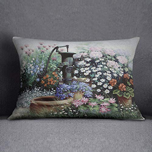 Le Jardin du Lin Kissenhüllen, Cotton, Mehrfarbig, 45x45 von Le Jardin du Lin