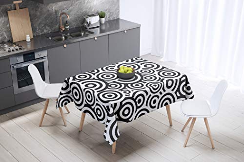 Le Jardin du Lin Kitchen Decoration, Tablecloth, 140cm x 140cm - Designed and Manufactured in Turkey von Le Jardin du Lin