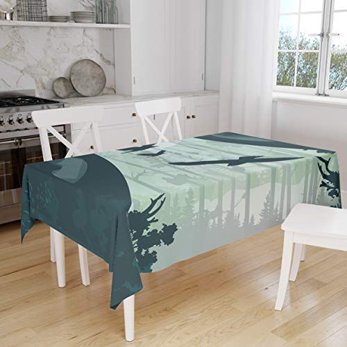 Le Jardin du Lin Kitchen Decoration, Tablecloth, 140cm x 160cm - Designed and Manufactured in Turkey von Le Jardin du Lin