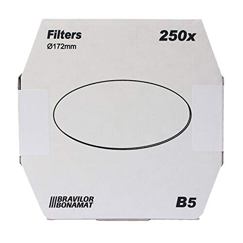 Bonamat Bravilor B5 Flachfilter Original 172 mm, 250 Stk, Kaffeefilter von Bravilor Bonamat