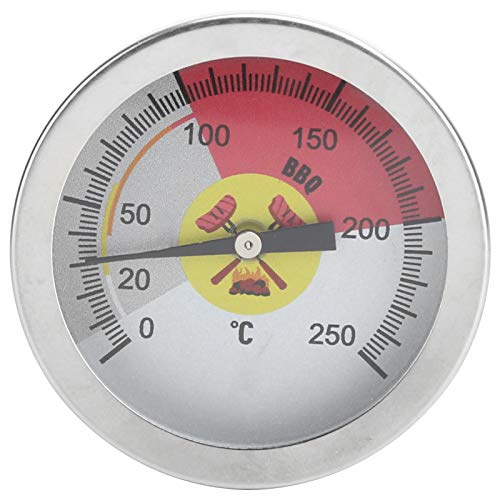 Bonbela 0‑250 ℃ Messgeräte Zeiger Thermometer Küche Werkzeuge Grill Thermometer Edelstahl Ofenzeigerthermometer Temperaturanzeige von Bonbela