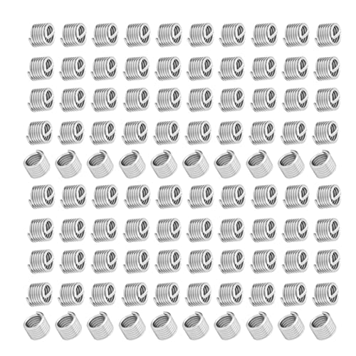 Bonbela 100 Stcs Insert Sortment Kits 304 Edelstahlschraube Drahthülle Reparatureinsatz Sortiment Kit M6x1.0x1.5d von Bonbela