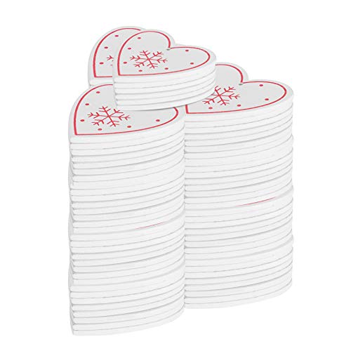 Bonbela 110pcs Hölzerne Weihnachtsschmuck Herzförmige Weihnachtsbaum -Dekorationen Geschnitztes Hohlhänge -Hängen -Verzierungen Kunsthandwerk für Urlaubsdekor mit Glatt Polierter Bonbela 110pcs Hölzerne Weihnachtsschmuck Herzförmige Weihnachtsbaum -Dekorationen Geschnitztes Hohlhänge -Hängen -Verzierungen Kunsthandwerk für Urlaubsdekor mit Glatt Polierter von Bonbela