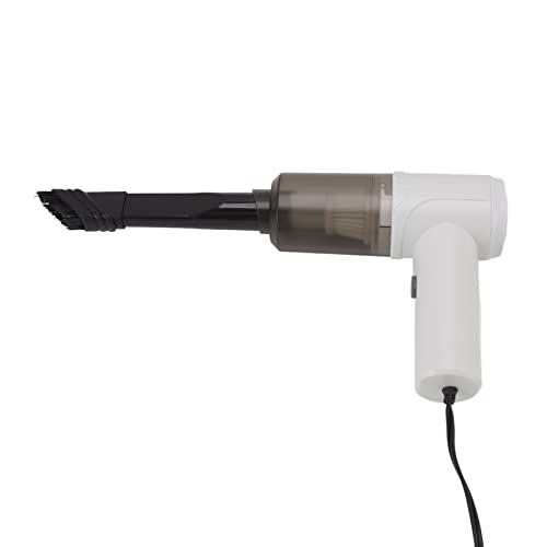Bonbela 12 -V -Auto -Staubsauger Handheld -Staubsauger für Autos 360 ° Reinigen Multi -Kern -Design Trockener Nassmüll mit Waschbarem Nanometer -Staubverriegelungsfilter Bildschirm (Weiß) von Bonbela