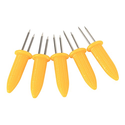 Bonbela 12pcs BBQ Fork Maishalter Edelstahl BBQ Maishalter Spieß von Bonbela