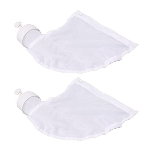 Bonbela 2 PCS Pool Reiniger Allzweckbeutel mit Reißverschluss Gehäuse Ersatzpool Reiniger Reißverschlussfiltertasche für 360 380 von Bonbela