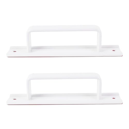 Bonbela 2 Stücke Schiebetürgriffe Scheunentürgriff Tür Zieh Arme Glastür Schrankschublade (Weiß) von Bonbela