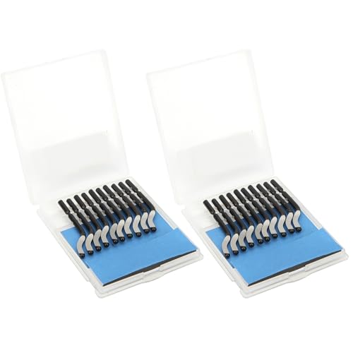 Bonbela 20 -pcs -Trimmmesser Klingenersatzschneiderkopf Zum Abkratzen von PVC Kunststoff Eisen BS1010 Bonbela 20 -pcs -Trimmmesser Klingenersatzschneiderkopf Zum Abkratzen von PVC Kunststoff Eisen BS1010 von Bonbela