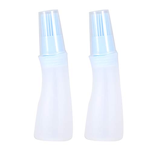 Bonbela 2pcs Ölflasche mit Bürsten Haushaltsgrill (Nordisch blau) von Bonbela