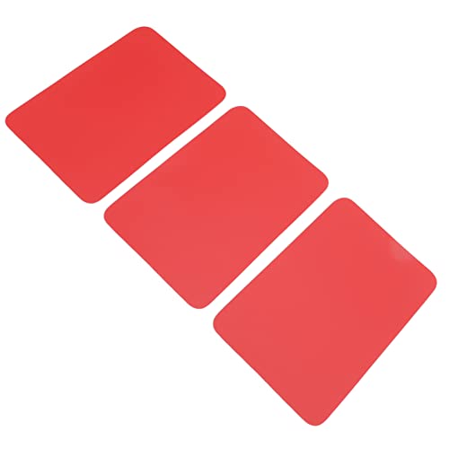 Bonbela 3 PCs Wasserdichtes Kajak Patch PVC Floß Patch Gummi -Boot -Reparatur Patches für Aufblasbares Bootskanu Eingestellt (Rot) von Bonbela